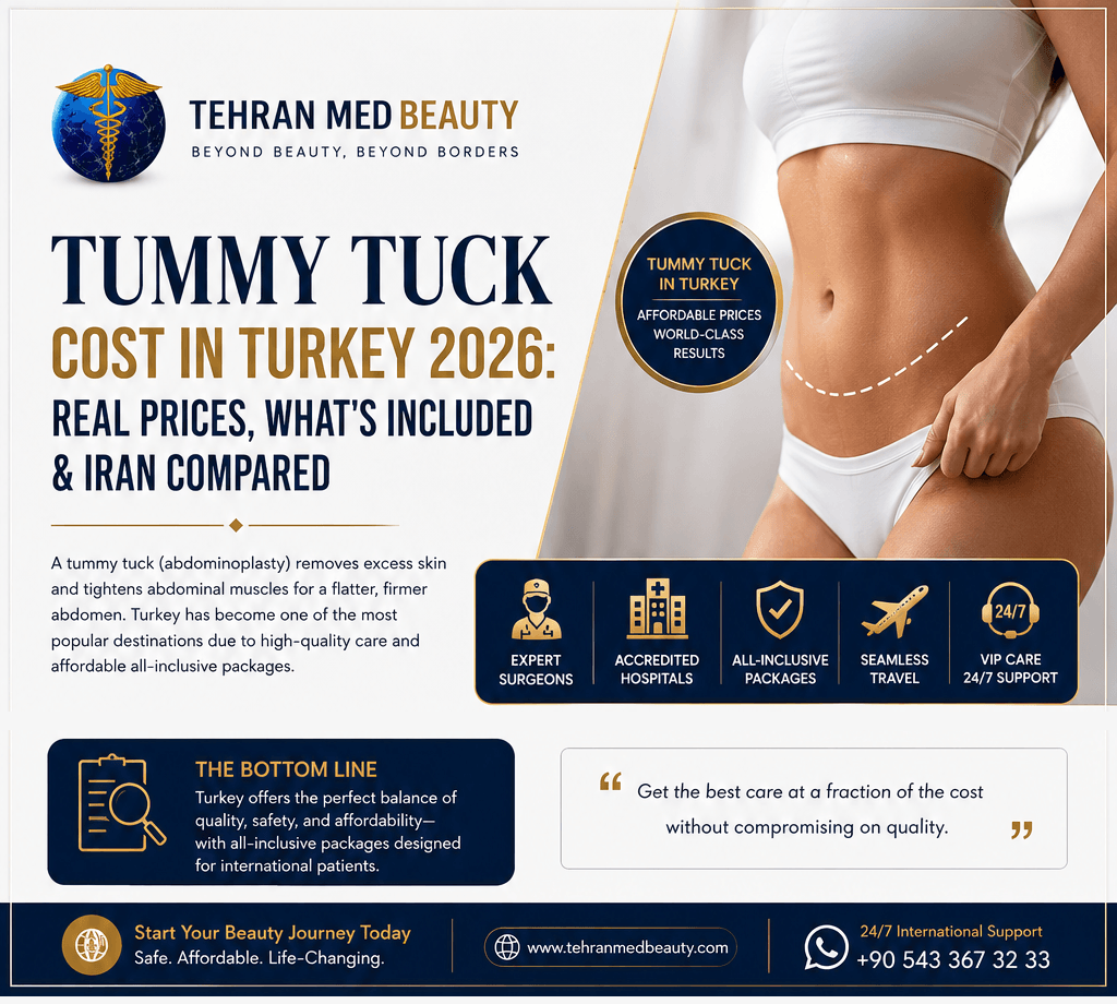 Tummy Tuck Cost in Turkey 2026: Real Prices, What's Included & Iran Compared